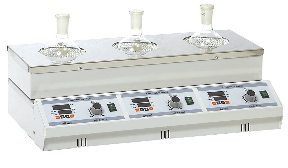 EAMDS 9603-03 Dijital Çoklu Manyetik Karıştırıcılı Balon Isıtıcı 500 ml Kapasite